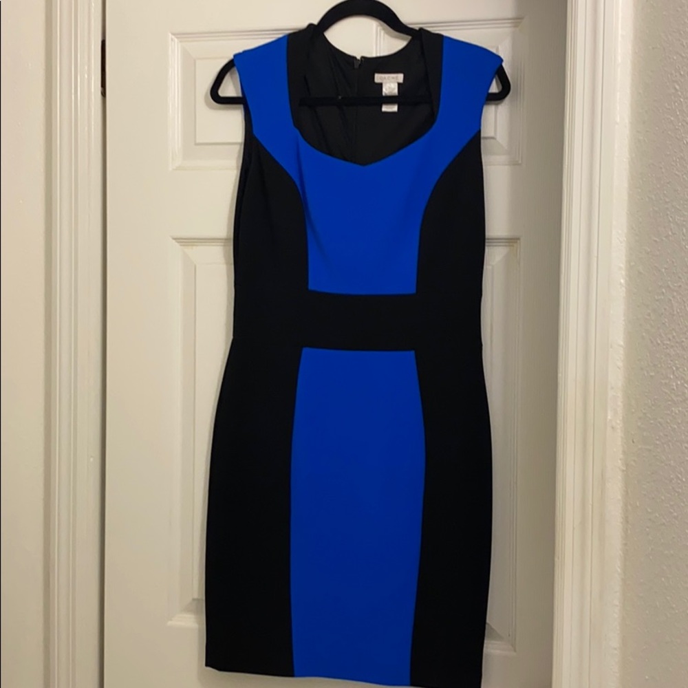 COPY - Cache black and blue dress